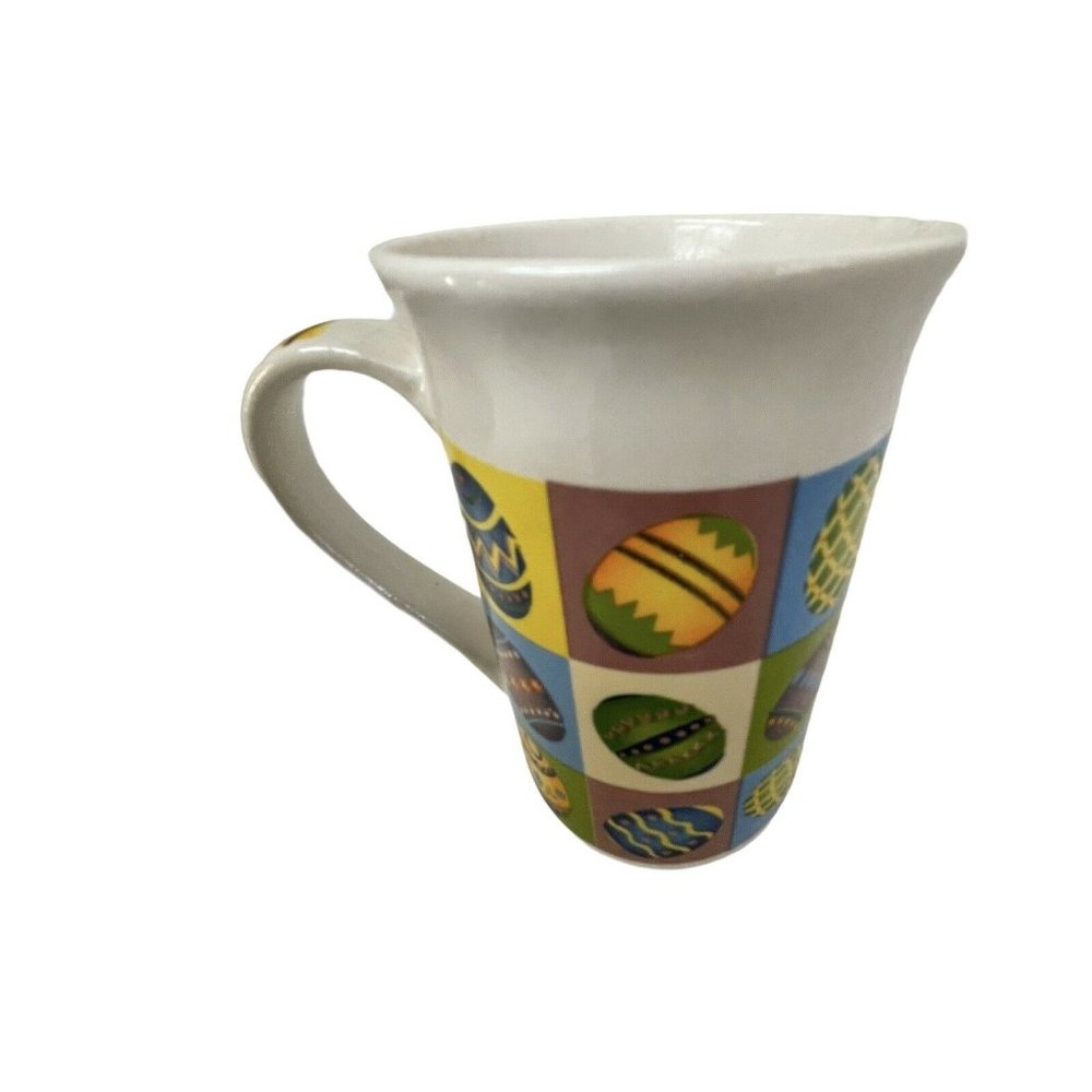 Easter Egg Mug White Ceramic Coffee Tea Cup 11 0z